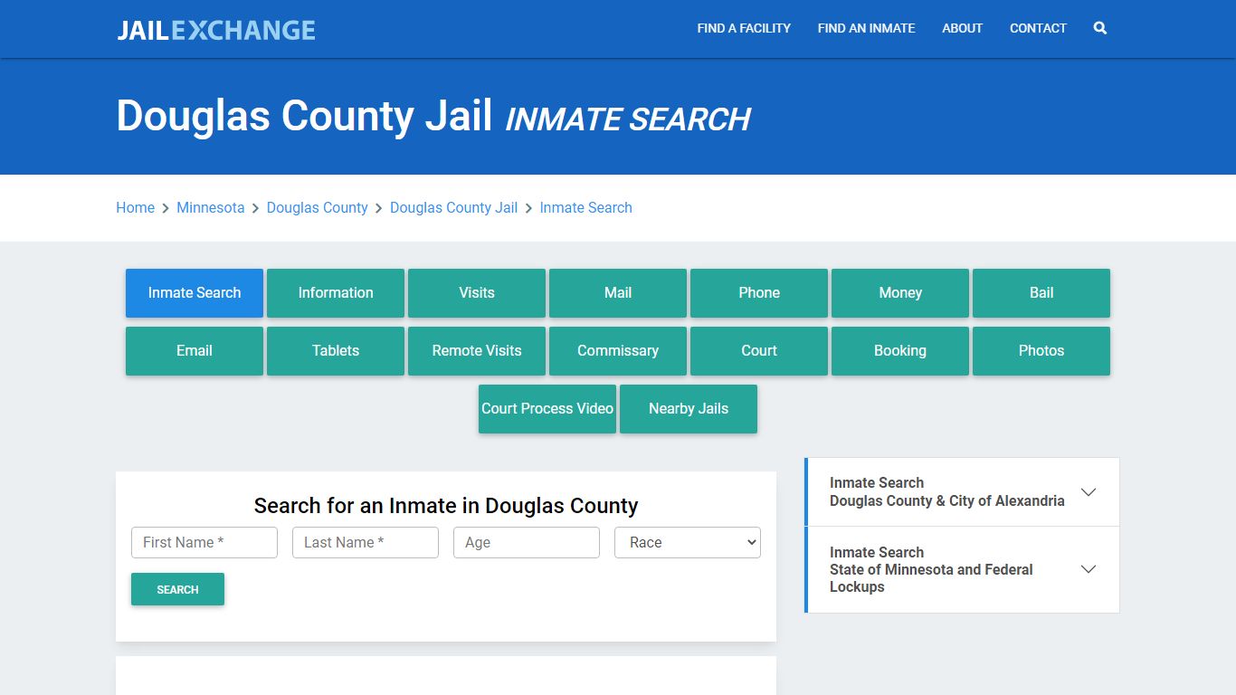 Douglas County Jail, MN Inmate Search: Roster & Mugshots